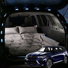 SUNCARMAT BMW X5 스웨이드 에어매트 트렁크 바닥 매트 자동충전 차량용 차박 캠핑 튜닝