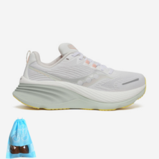 [saucony] 써코니 런닝화 운동화 허리케인 24 와이드 W 여성 WHITE/FOAM S10934-246 + 여행용파우치