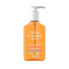 Neutrogena 뉴트로지나 LA직배 살리실산 여드름 약과 오일 프리 파이팅 페이셜 클렌저 약으로 여드름이 나 데일리 페이스 워시 9.1 Fl. 온스, 1개