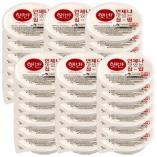 햇반 백미밥, 205g, 36개