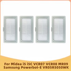 로봇 진공 사이드 브러시 헤파 필터 래그 예비 부품 Midea i5 i5C VCR07 VCR08 MR09 / Samsung Powerbot-, 06 4 Filter, 한개옵션1