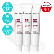 존슨앤존슨 [뉴트로지나] 인텐스 리페어 소프트 밤 100g x3, 단품없음