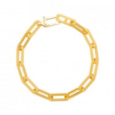 순금할로우클립팔찌