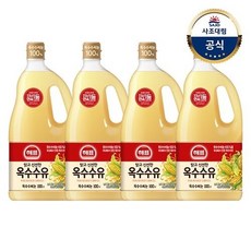 (G)[사조대림] 해표 옥수수유 1.8L x4개, 1개