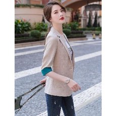 여성 정장세트 셋업 투피스 상하세트 메쉬 레드 슈트 코트 여한판 가을여름 슬림 정장 튀길