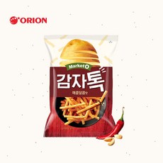 신제품 오리온 마켓오 감자톡 매콤달콤맛 x 5봉지 과자 간식 스낵, 65gx5봉지