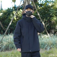 ANYOU 커플 바람막이 등산복 사계절용 상의 투피스 방풍프리미엄 아웃도어 방수 캠핑 바람막이 등산복 점퍼