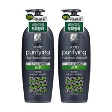 엘라스틴 대나무 숯 두피정화 샴푸 680ml, 2개