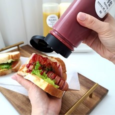 리빙패밀리 실리콘 거꾸로소스통, 10개, 500ml