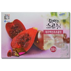 [2개 묶음]제주 백년초_한라봉_감귤 초콜릿 32개입 택1 FNDE-4652 초콜렛 초콜릿 제주초콜렛, 백년초_J000106