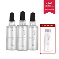 [웰라] SP 밸런스 스캘프 에너지세럼 100ml x3 +샴푸 250ml 증정, 없음