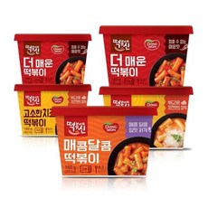 [동원] 떡볶이의신 컵떡볶이 X 5개 /매콤달콤/매운/치즈/즉석