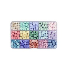 그리드 레트로 박스 옻칠 팔각형 페인트 씰링 입자 플라스틱 상자 DIY 청첩장 봉투 스크랩북, B-15 grids 1, 1개