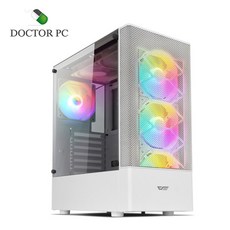 닥터PC 조립컴퓨터 사무용 게임용 조립PC 데스크탑 본체, 11400F+1650+16G, 화이트, 2. 11400F+1650+16G - 11400