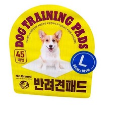 노브랜드 반려견 패드 (대) 45매 x 1개 - 노브랜드배변패드