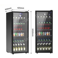 원룸 냉장고 미니 음료수 소형 술장고 쇼케이스 LED, 원룸냉장고 101cm