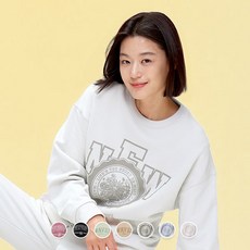[지오다노] 322502 여 언브러시드 테리 크루넥 풀오버