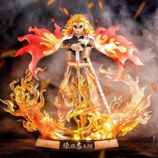 25cm 악마 Slayer 렌고쿠 쿄쥬로 PVC 액션 피규어 장난감 GK 애니메이션 귀?