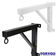 Foryou 스파트 벽 부착형 샌드백 걸이대 컬러 운동용품 복싱시설 복싱용품 스포츠용품 스포츠시설 샌드백걸이, 화이트