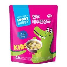 [푸디버디] 한우 배추된장국, 180g, 1개