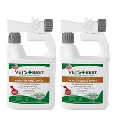 Vet's Best 베츠베스트 플리 앤 틱 야드 앤 커넬 946ml 2팩, 2개
