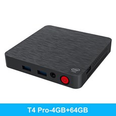 Beelink-T4 Pro 미니 PC 인텔 셀러론 N3350 윈도우즈 10 4GB DDR4 64GB eMMC 듀얼 HDMI USB 3.0 2.4G 5.8G WiFi BT4.0 P, T4 Pro_UK
