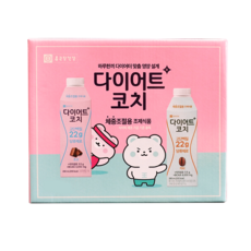 종근당건강 다이어트 코치 식사대용 초코맛 2개 커피맛 2개