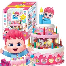 베베핀 멜로디 빙글빙글 촛불 생일케이크, 베베핀 멜로디 빙글빙글 촛불생일케이크, 1개