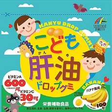 RIKEN 어린이용 간유 드롭 비타민 구미젤리 100정, 1개