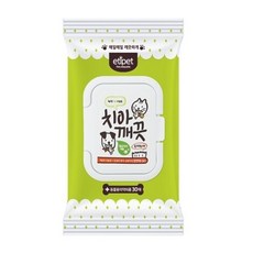 에티펫 치아깨끗 물티슈 30매 애완용 물티슈, 1개, 본품