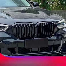 BMW 전면 그릴 블랙 브라이트 블랙 워리어 그릴, 상세페이지 참고, X6 검정 단일선 그리드