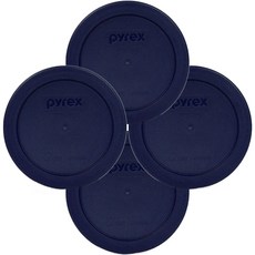 Pyrex Blue 2 Cup Round Storage Cover #7200-PC for Glass Bowls 4-Pack null