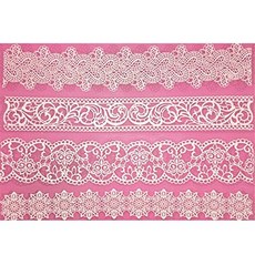 39 x 27 cm Large Silicone Cake Lace Mat Mold Fondant Cake Decorating Tools Silicone Baking Mats Bake, 1, 기타