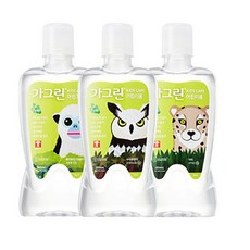 [동아제약] 어린이용 가그린 청포도맛, 3개, 380ml