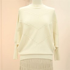 샤틴 NC09 가오리핏 패턴짜임 니트 s204c937a