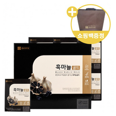 그린스프링 종근당 흑마늘골드 80ml 60포 마늘즙 발효 선물세트, 단품