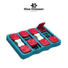 니나오토슨 강아지 노즈워크 장난감 트위스터 카지노 도그브릭 스마트 애견 퍼즐 세나개, 도그 브릭, 1개