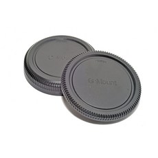 후지 GFX 렌즈캡 / 바디캡 세트 __ Fuji GFX rear lens cap/camera body cap set, 1개