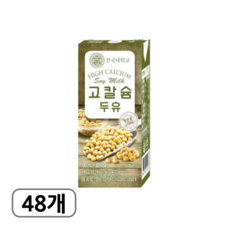 건국유업 고칼슘 두유, 190ml, 48개