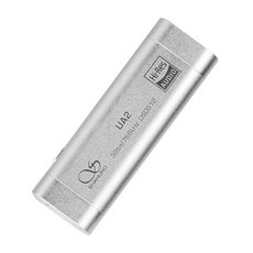 샨링 SHANLING ua2 es9038q2m 휴대용 usb dacamp 32bit768khz dsd512 3.5mm se 및 2.5mm bal 전용 디코더 헤드폰 앰프, ua2 매트 실버 - 샨링ua3