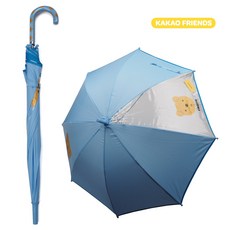 카카오프렌즈 KAKAO FRIENDS 프로도 55 베이직 한폭투명 아동 장우산