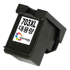 HP703 대용량 재생 잉크 Deskjet F735 K109A K209A D730, 1. HP703 대용량 검정재생잉크, 1개