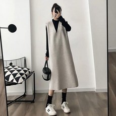 임부복 주수 임신주수원피스 빅사이즈 출산 복 가을 정장 뜨거운 엄마 외출 긴 무릎 그물