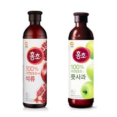 청정원 홍초 바이탈플러스 (석류1+풋사과1) 900ml, 1세트