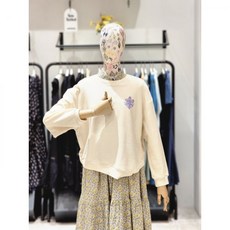 써스데이아일랜드 뒷트임 포인트 티셔츠 T232AST532W (755792 )