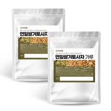 백장생 돌고래팩 가루 (연잎 쌀겨 토사자 가루 혼합형) 300g, 2개 - 돌고래팩