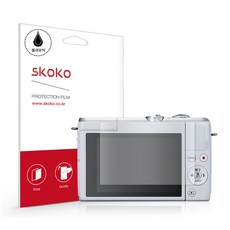 스코코 캐논 EOS M200 항균 올레포빅 카메라 액정보호필름 2매, 단품