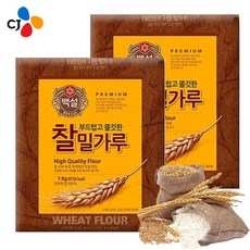 CJ제일제당 CJ 찰밀가루3kg x3개, 단일상품