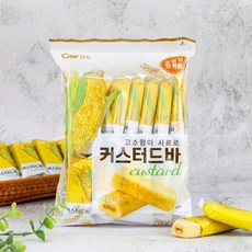 너만아는과자점 CW 청우 커스터드바 2번들 / 과자 간식, 170g, 2개
