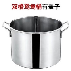 대형 곰솥 들통 스텐 기본 높이 3칸 업소용 쿠커 나눔냄비 너비, 보여진 바와 같이, 직경 30 x 높이 19 12 리터, 1개